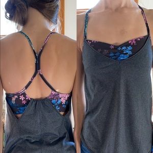 LULULEMON size 2 grey tank top